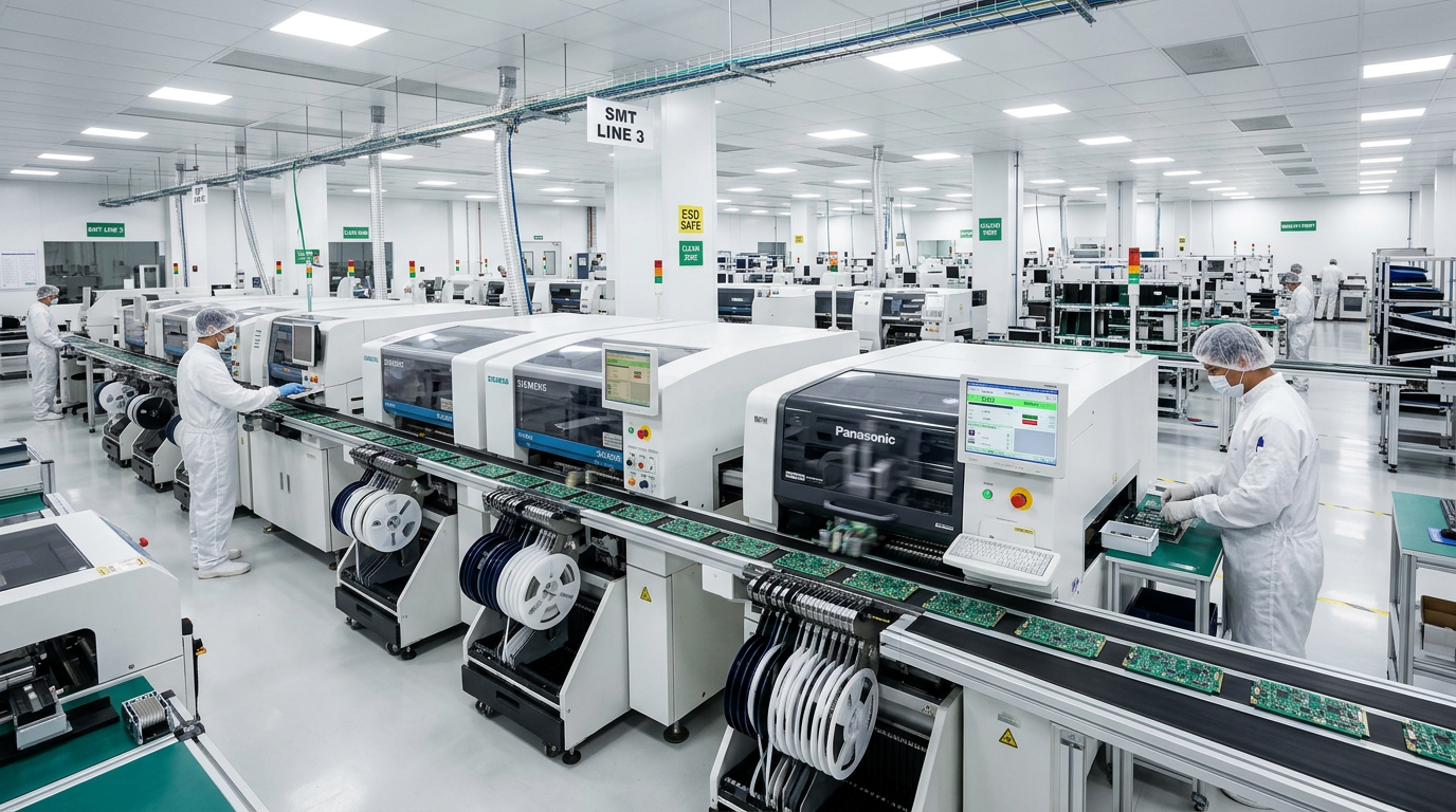 خطوط SMT (تركيب سطحي)