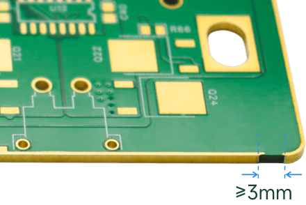 Plated edges diagram